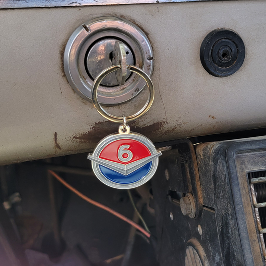 1960-1961 GMC V6 Keychain
