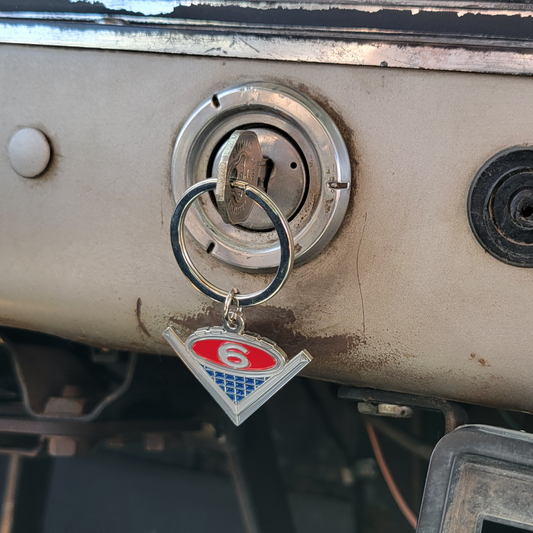 1962-1966 GMC V6 Keychain