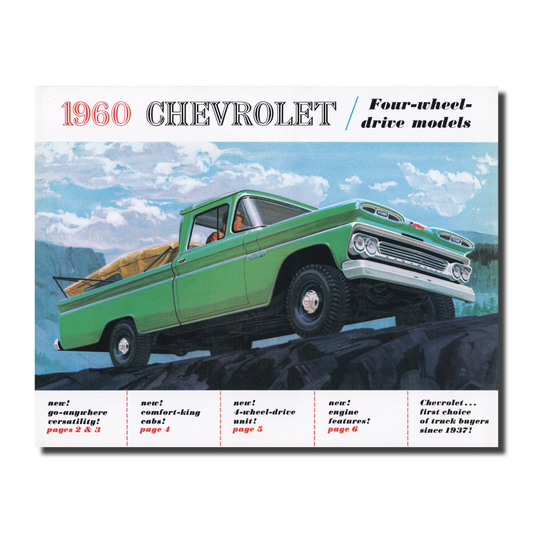 1960 Chevrolet Trucks Four-Wheel Drive Brochure