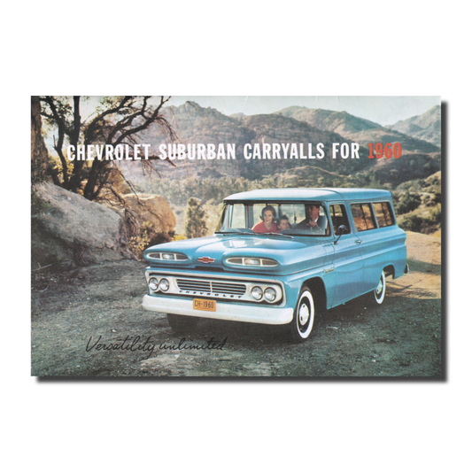 1960 Chevrolet Suburban Carryalls Brochure