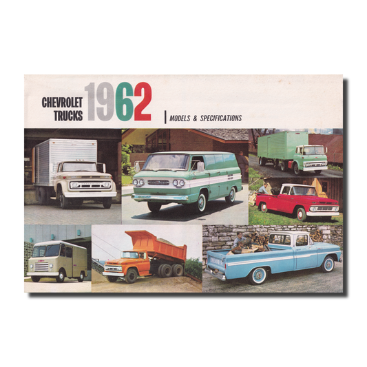 1962 Chevrolet Trucks Models & Specifications Brochure